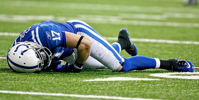 Austin Collie is determined not to let this image of him be the most lasting one in the public's eyes.